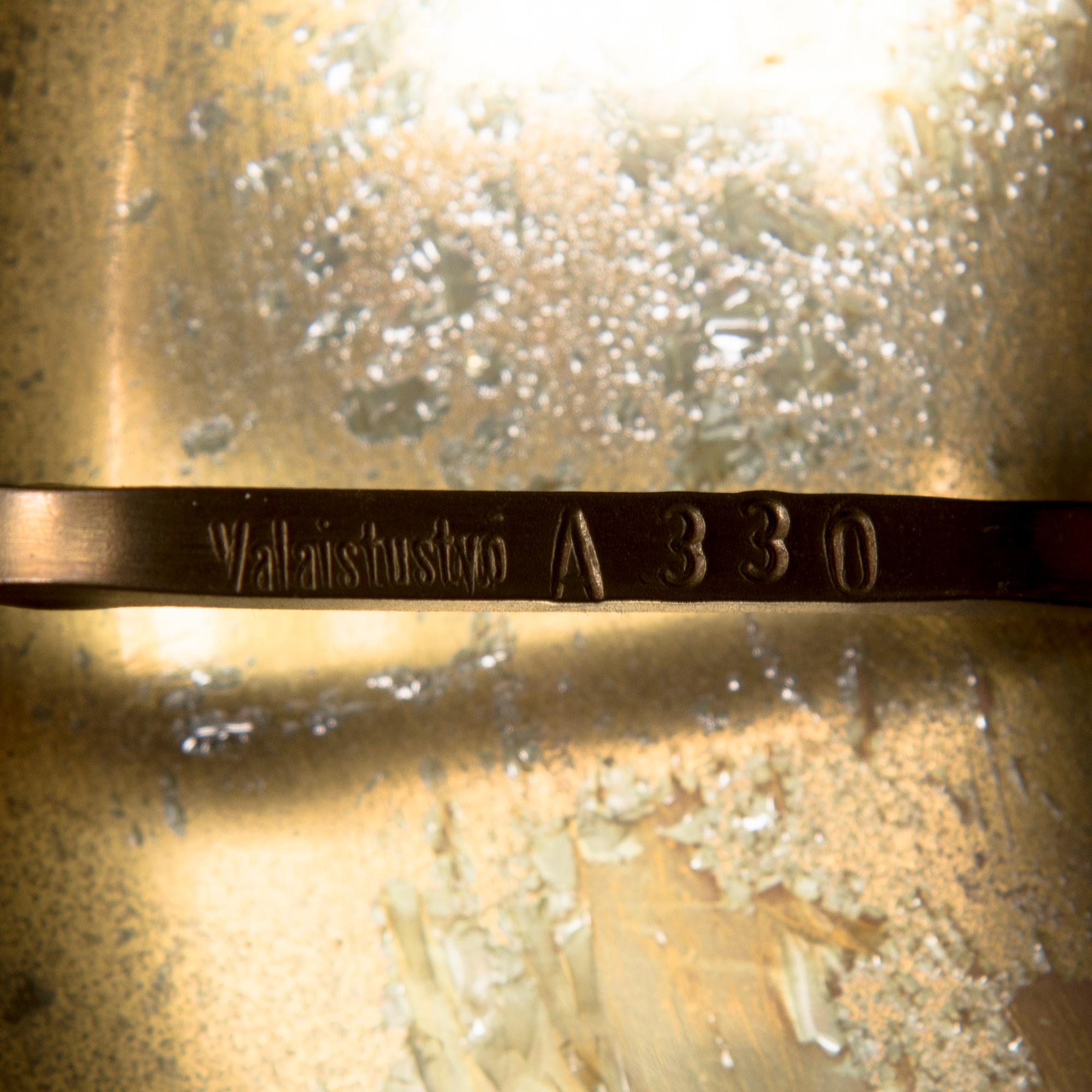 A pair of 'A330' ceiling lamps for Valaistustyö.