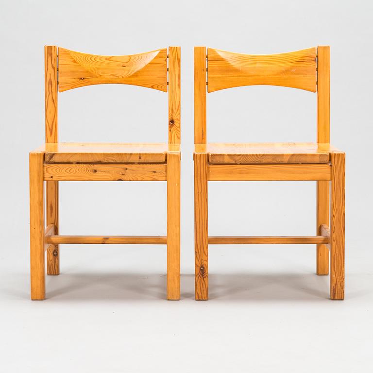 Ilmari Tapiovaara, A set of 8 chairs "Hongisto" for Laukaan Puu, 1980s.