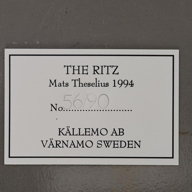 Mats Theselius, fåtölj, ”The Ritz”, ed. 56/90, Källemo, Värnamo, efter 1994.