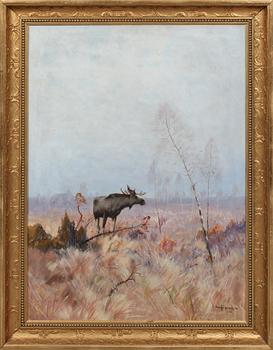 CARL BRANDT, olja på duk, signerad.