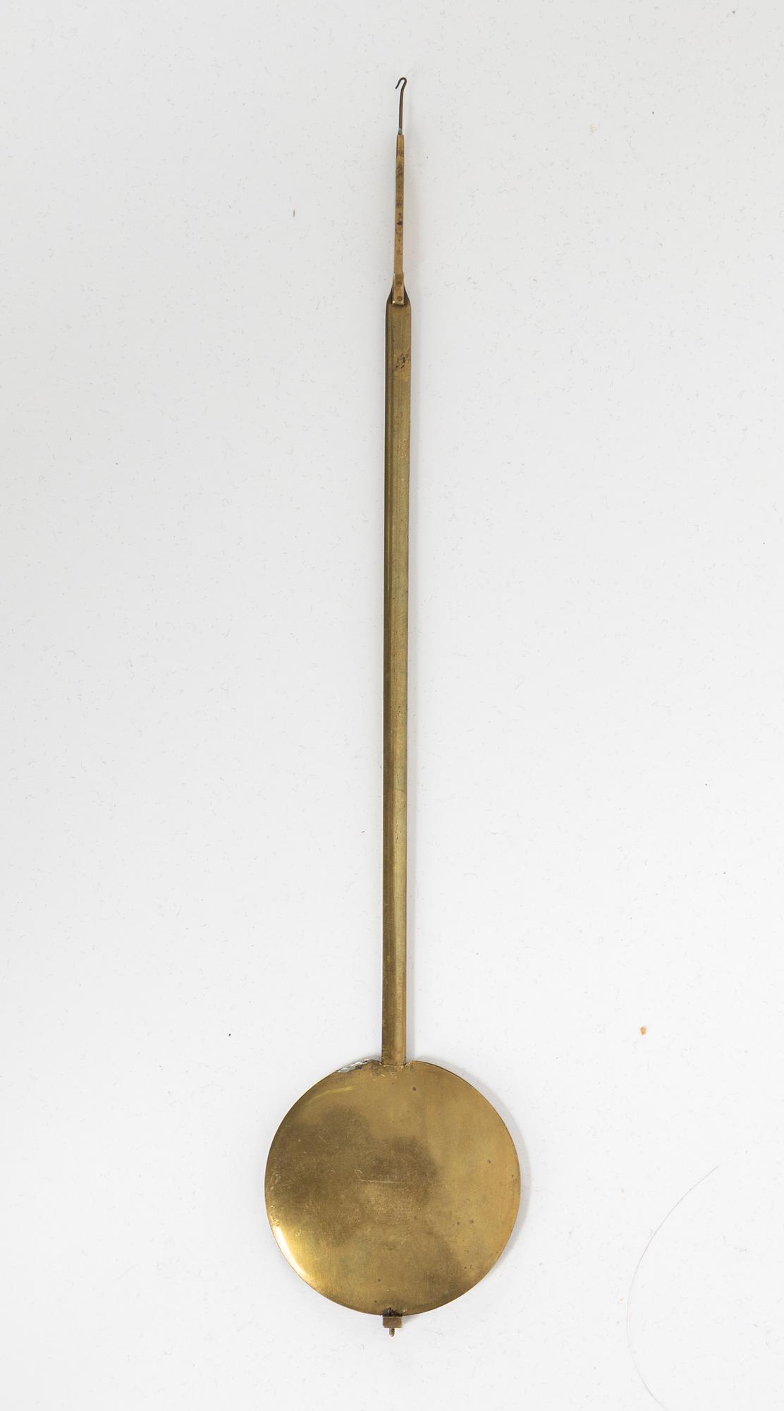 A Gustavian wall clock, dial signed Petter Lundmark, Stockholm. Late 18th century.