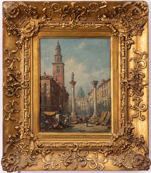 David Roberts, in the manner of, City View, Rome.