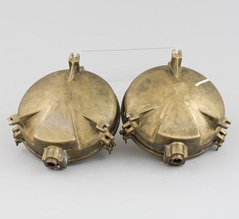 SKEPPSARMATURER, ett par. 1900-tal.