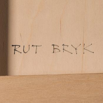 RUT BRYK, CERAMIC RELIEF. Signed Rut Bryk. 1970s.