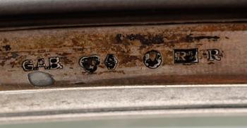HANDSPEGEL, silver, G.A.B, 1919.