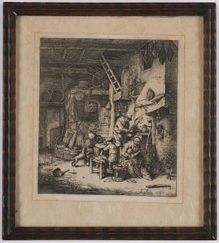 Isaac van Ostade, "Die Familie" (The Family).