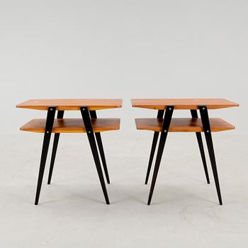 SÄNGBORD, ett par, 1950/60-tal.