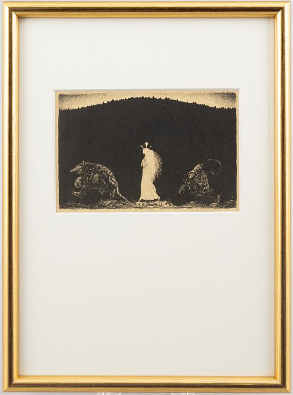 John Bauer, "Trollens Styfdotter".