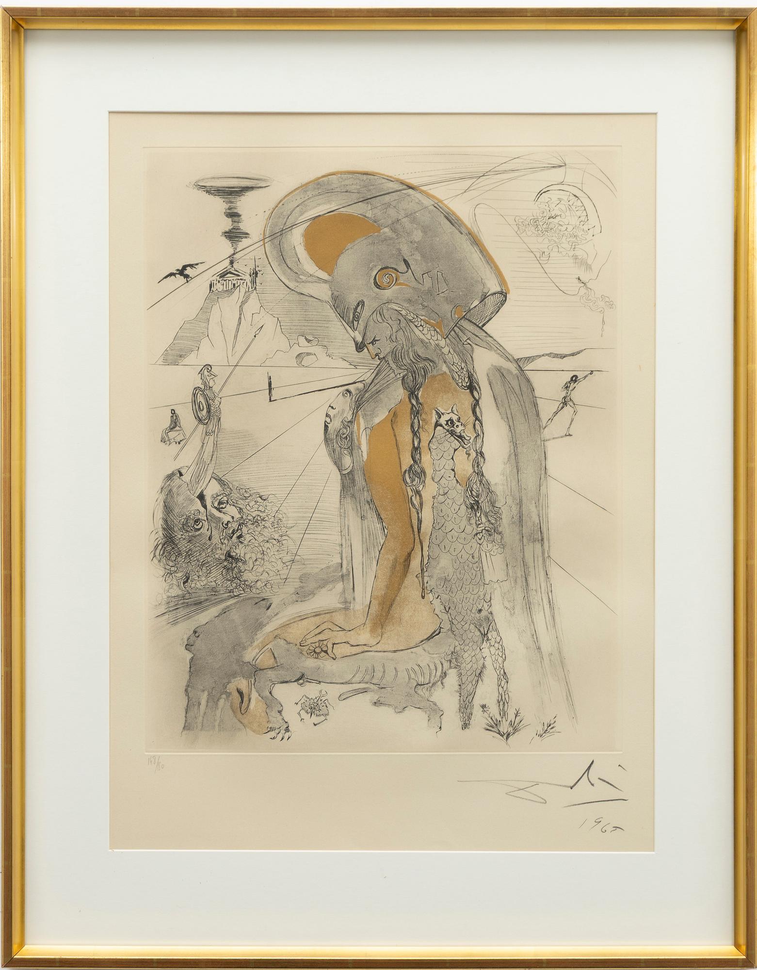 Salvador Dalí, "Athene", ur "Mythologie".