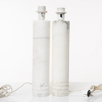 A pair of table lamps, Bergboms, second half of the 20th century.