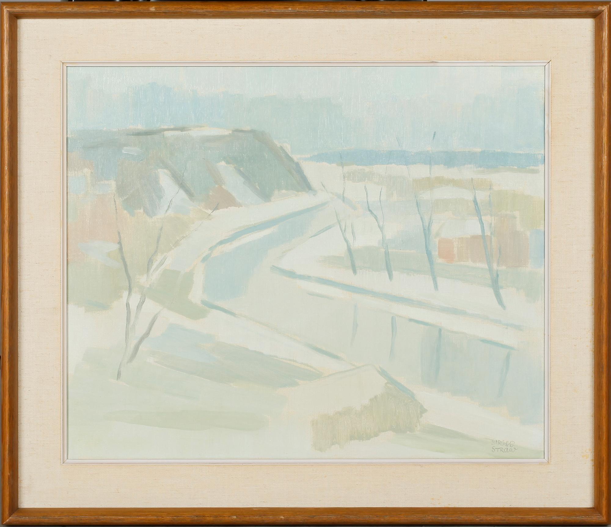 BIRGER STRÅÅT, olja på duk, signerad.