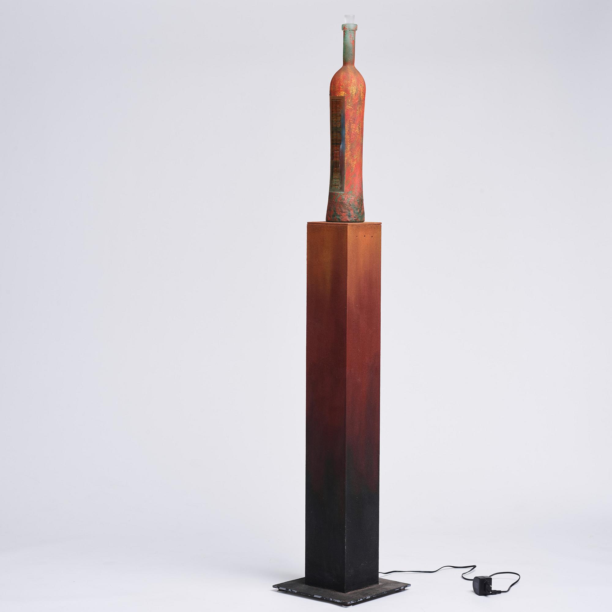 Kjell Engman, skulptur, glas, Kosta Boda, Unik.