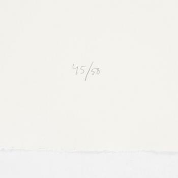 Jan Håfström, etching in colours, 2020, signed 45/50.