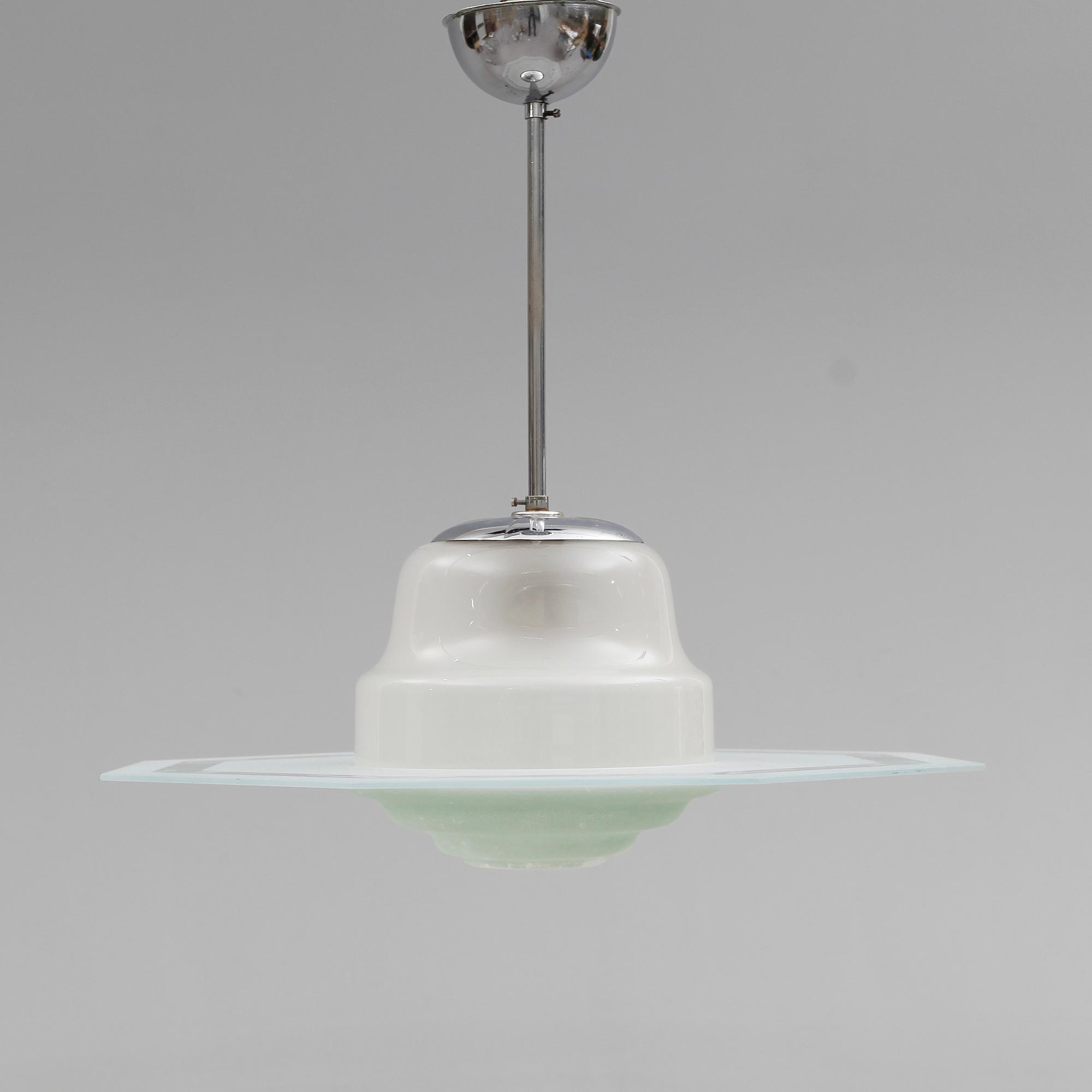 TAKLAMPA, 1930-/40-tal. Höjd ca 48 cm.