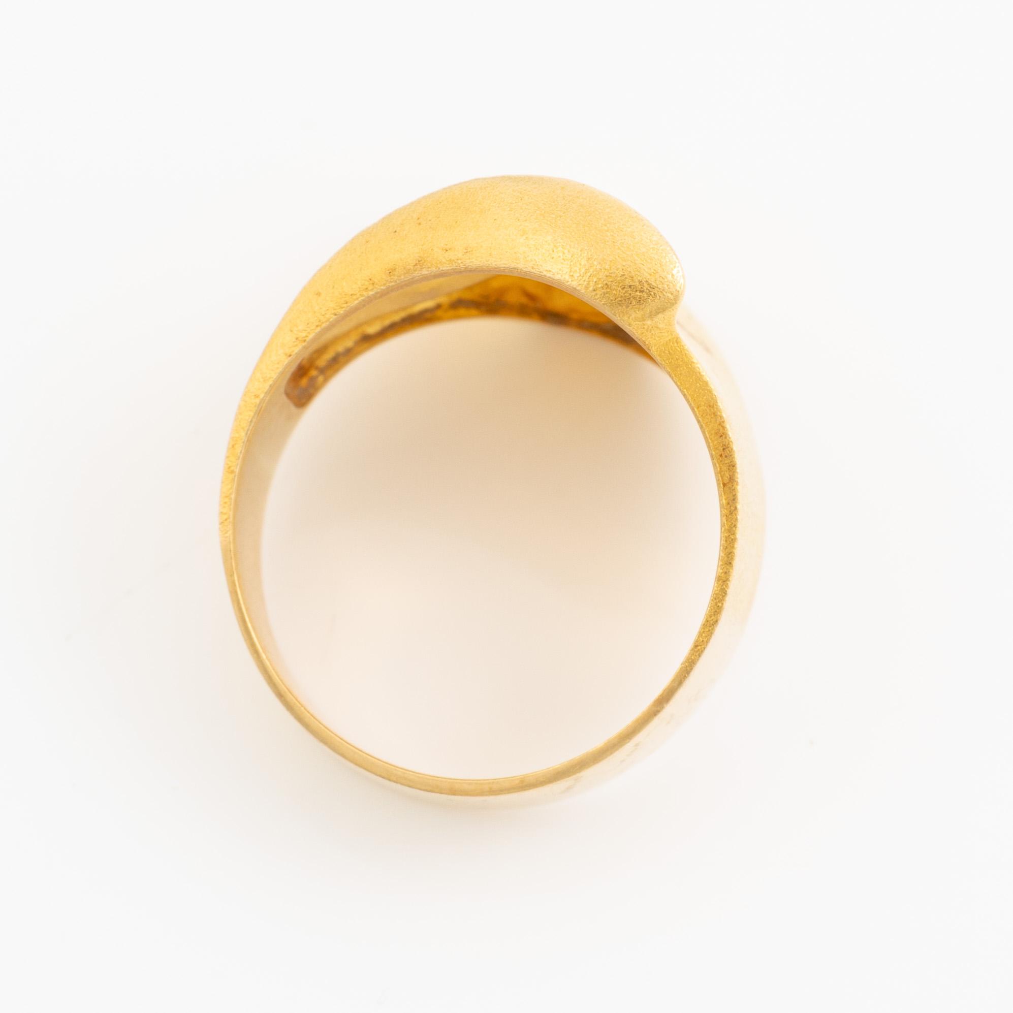 Björn Weckström, ring, 18K gold, Finland 1981. By Lapponia.