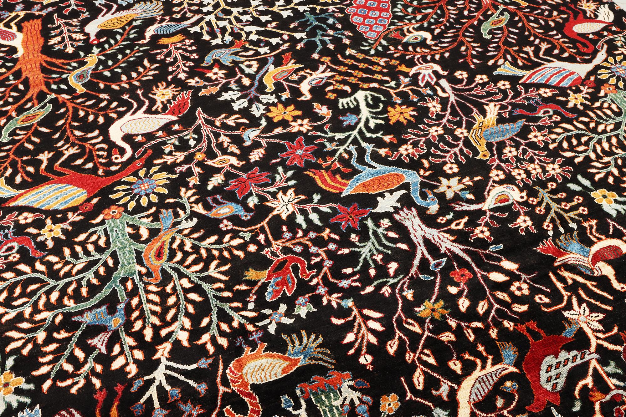 A Khorjin carpet, c. 295 x 248 cm.