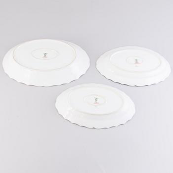 A 51-piece Hutschenreuther Selb Dresden porcelain dinner set, Bavaria Germany.