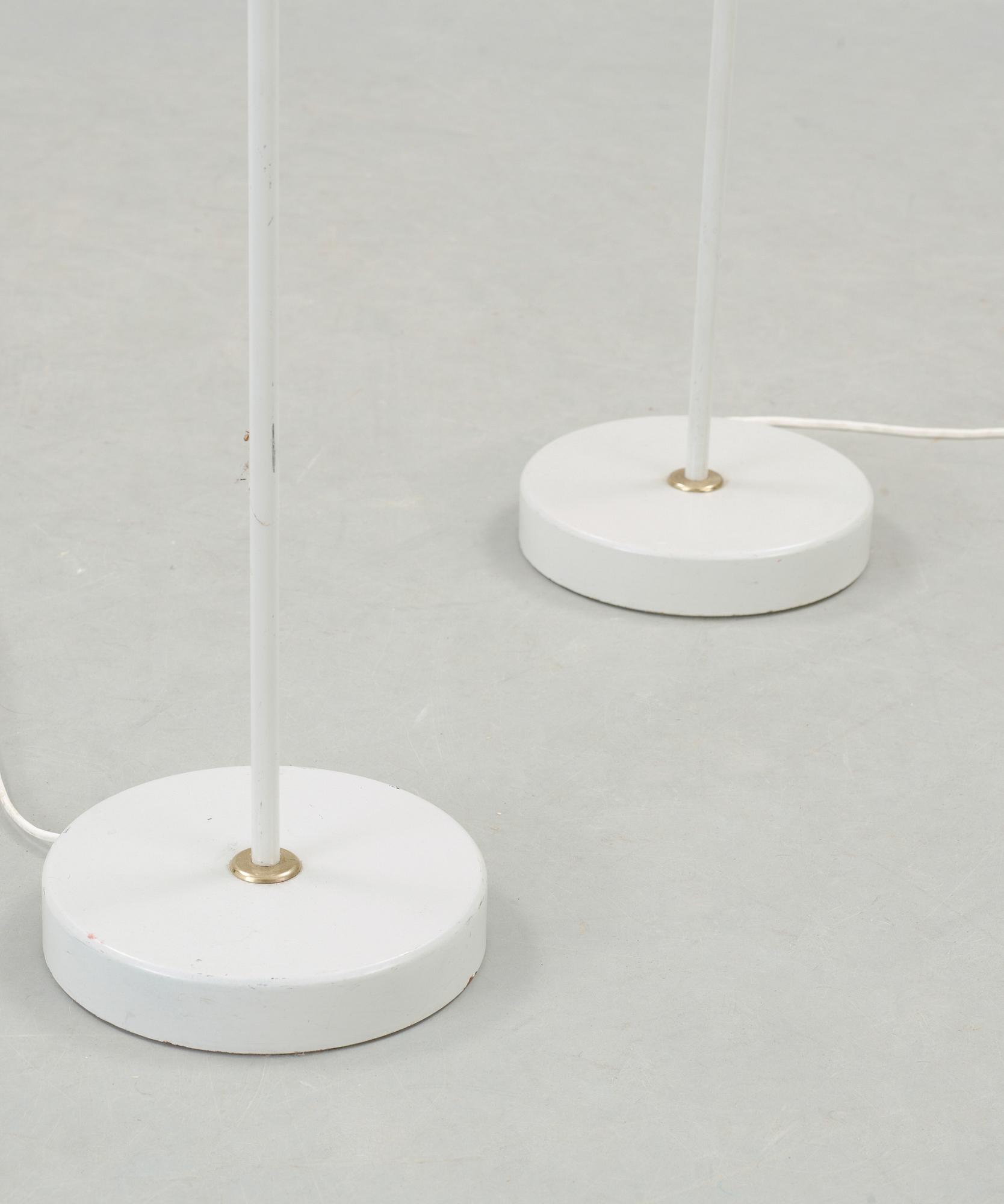 GOLVLAMPOR, ett par, 1960-tal.