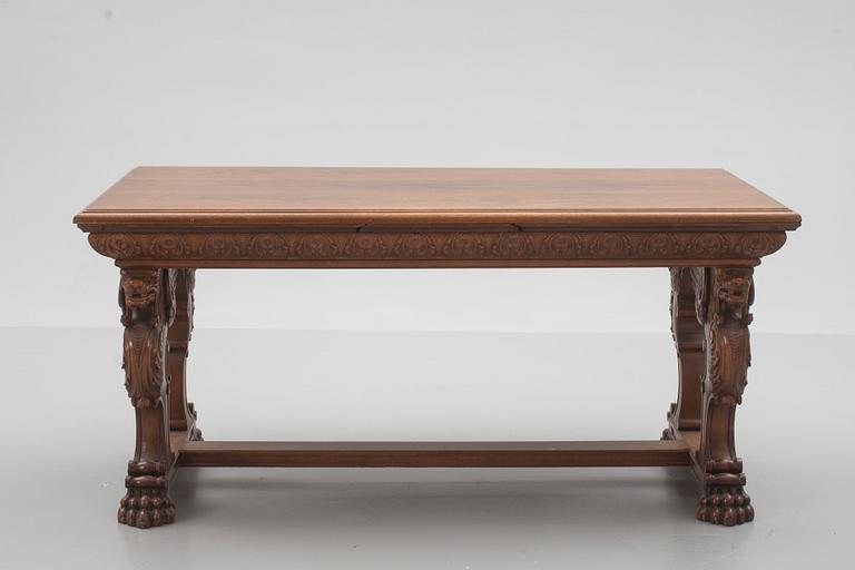 MATSALSMÖBLEMANG, 11 delar, barockstil. 1900-talets andra hälft.