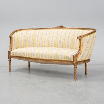 A set of Louis XVI style lounge furniture from Nordiska Kompaniet. First half of the 20th Century.