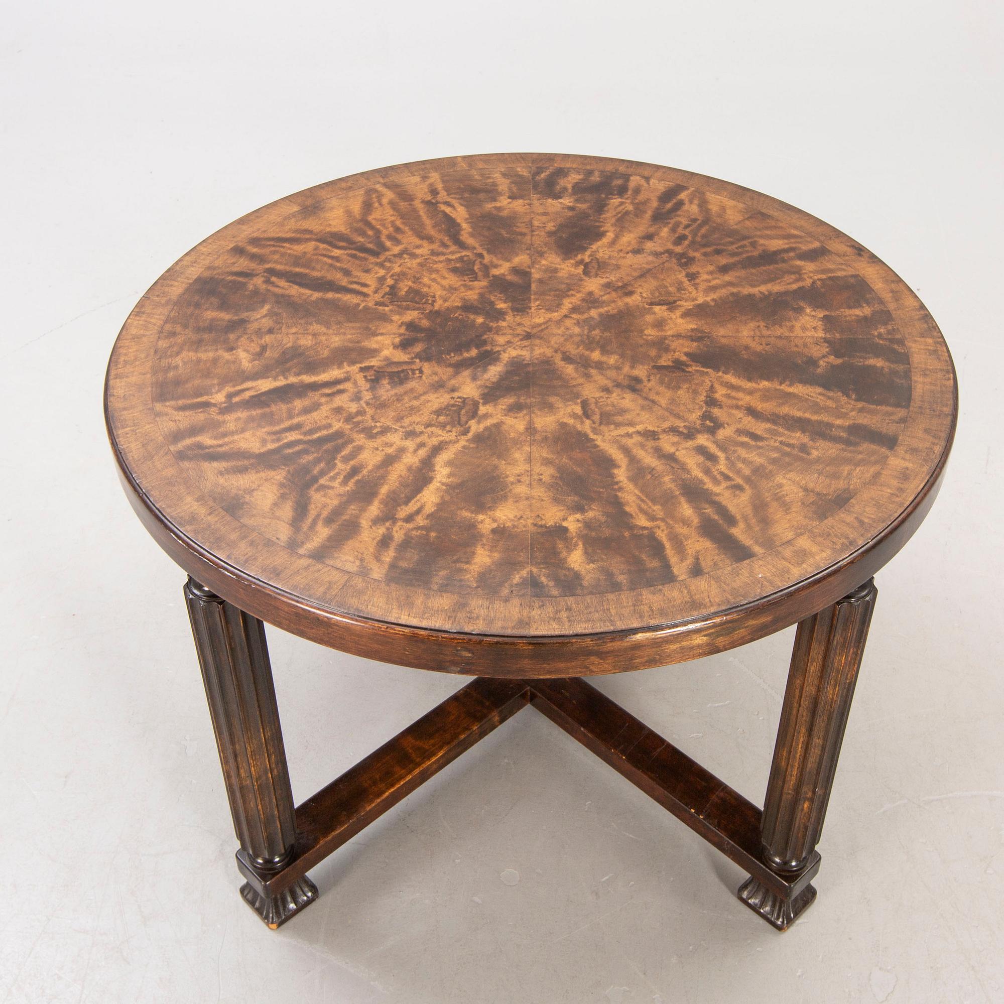 A 1930s Swedish Grace birch table.