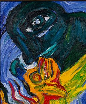 Bengt Lindström, Yellow and Blue Figure.