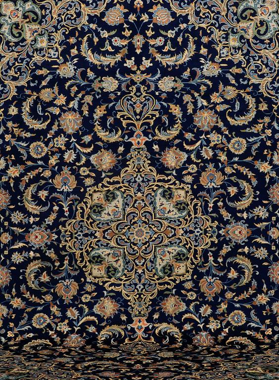 A CARPET, Kashan, around 412 x 292 cm.