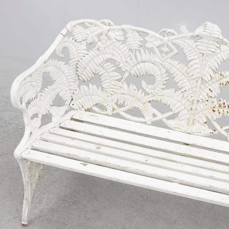A garden bench, Aggenberg, Stockholm, Sweden, first half of the 20th century.