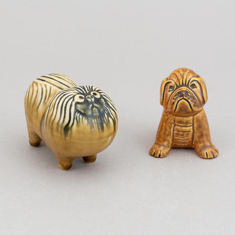 Lisa Larson, six stoneware figurines, for Gustavsberg and K-studion.