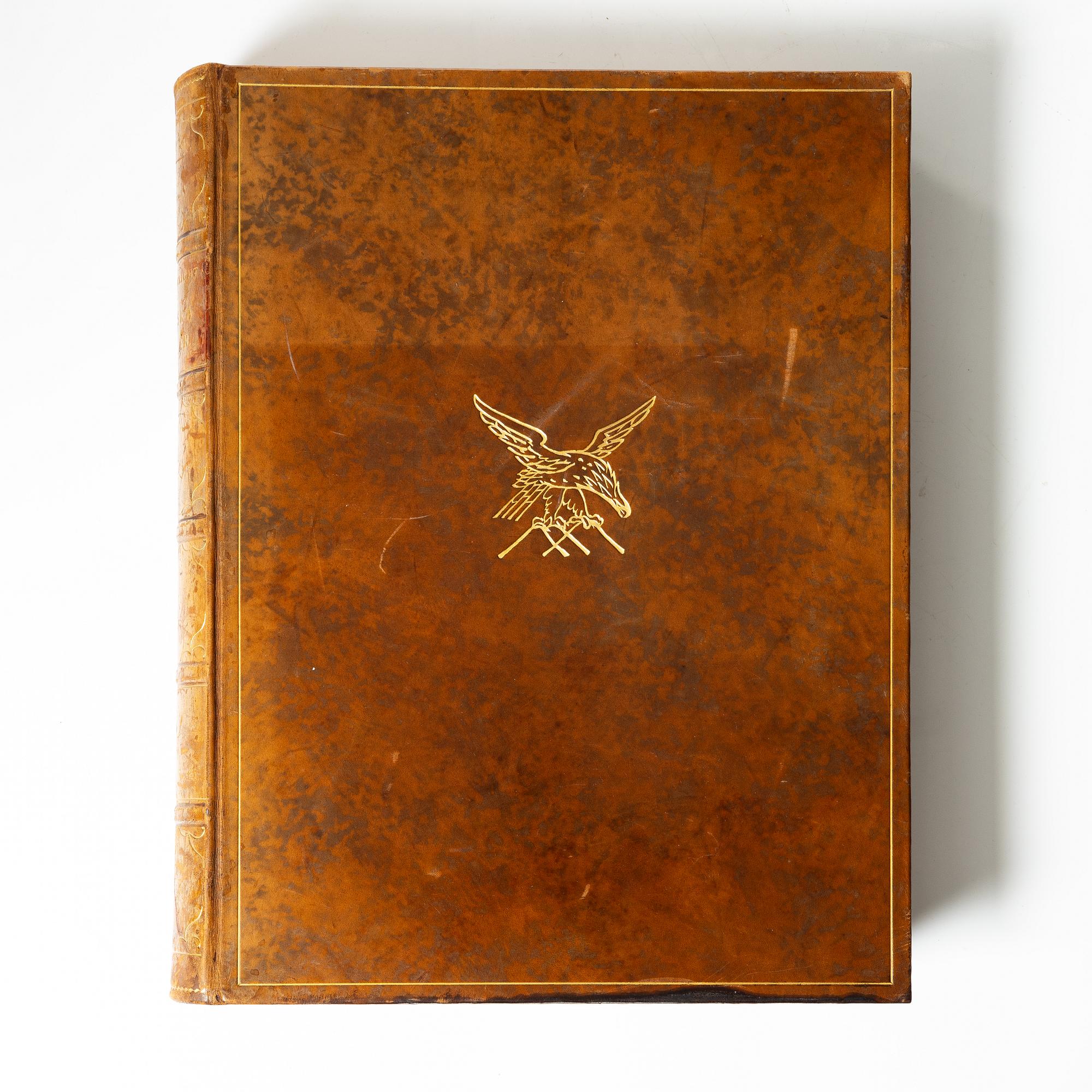 Bröderna von Wright, books, three volumes, 'Svenska fåglar', A. Börtzells tryckeri AB, Stockholm, 1927-29.