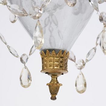 A one-light lanter, 20th century incorporating older elements.