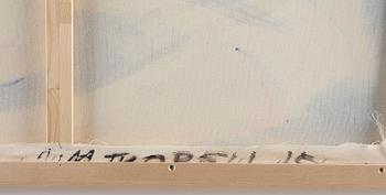 Jim Thorell, signed Jim Thorell and dated 15 on verso. Acrylic on canvas.