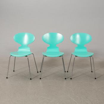 Arne Jacobsen, stolar 8 st, "Myran", Fritz Hansen, 1993.