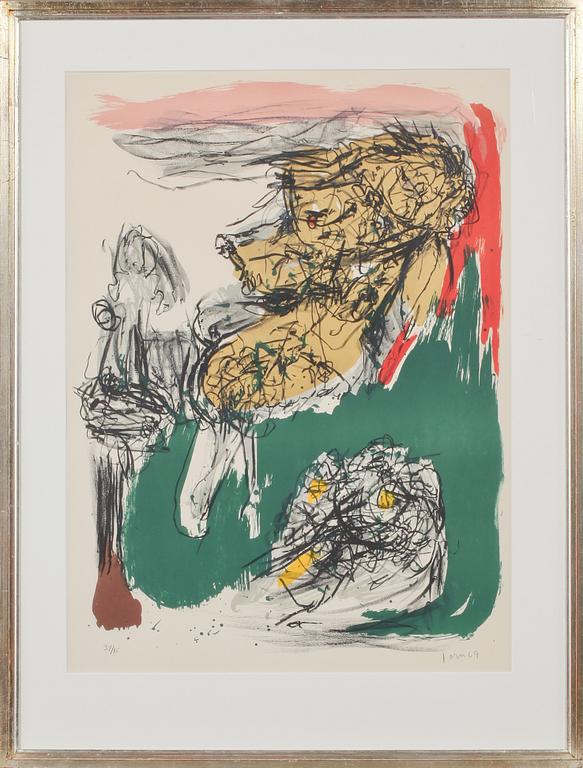 ASGER JORN, färglitografi, signerad och numrerad 34/75.