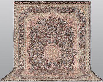 Carpet, Kirman Laver, 'Millefleur', approx. 383 x 300 cm.