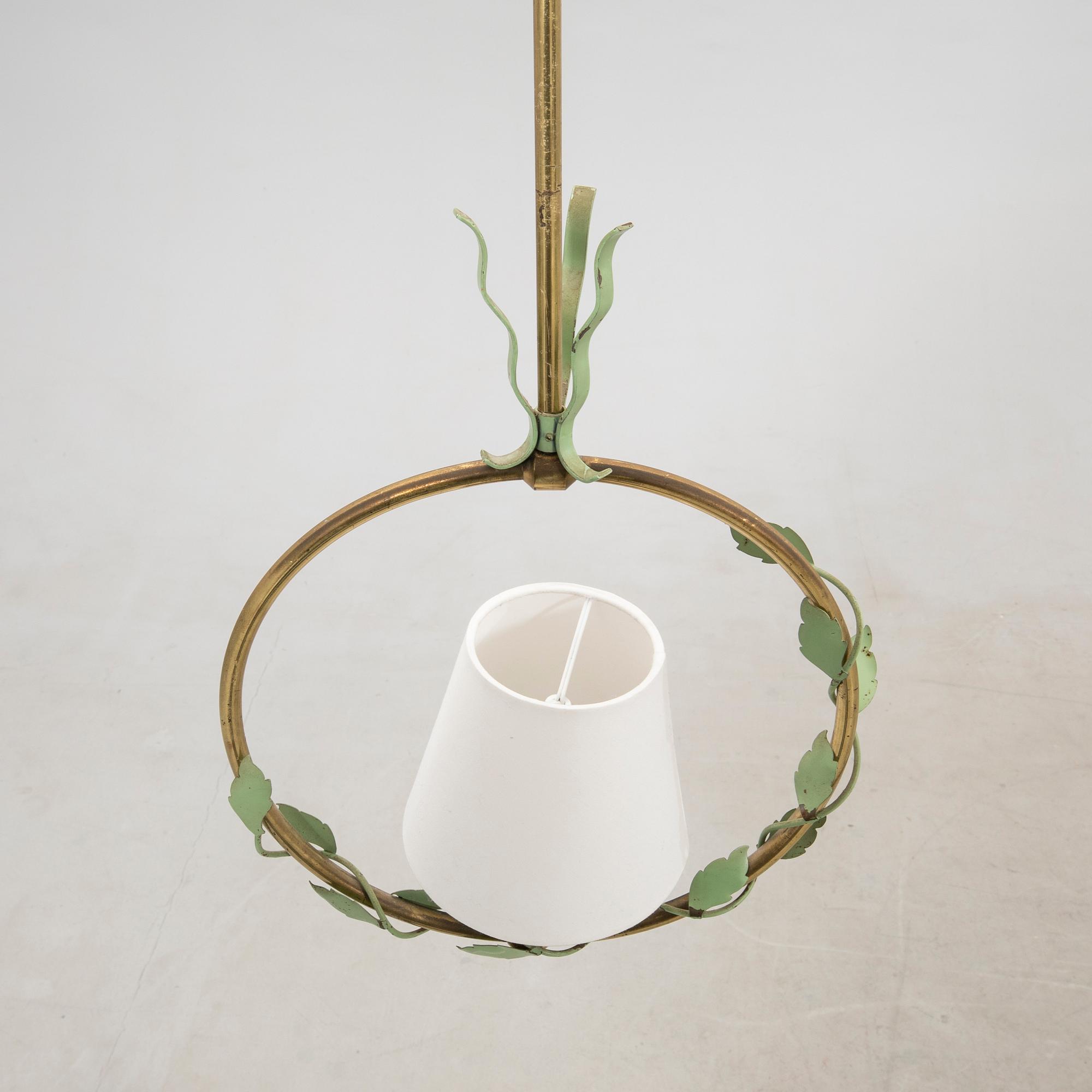 Nybro Armaturfabrik, a ceiling lamp, model no "34", Sweden 1950s.