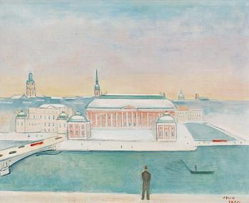 36. Einar Jolin, Views to Riddarholmen.