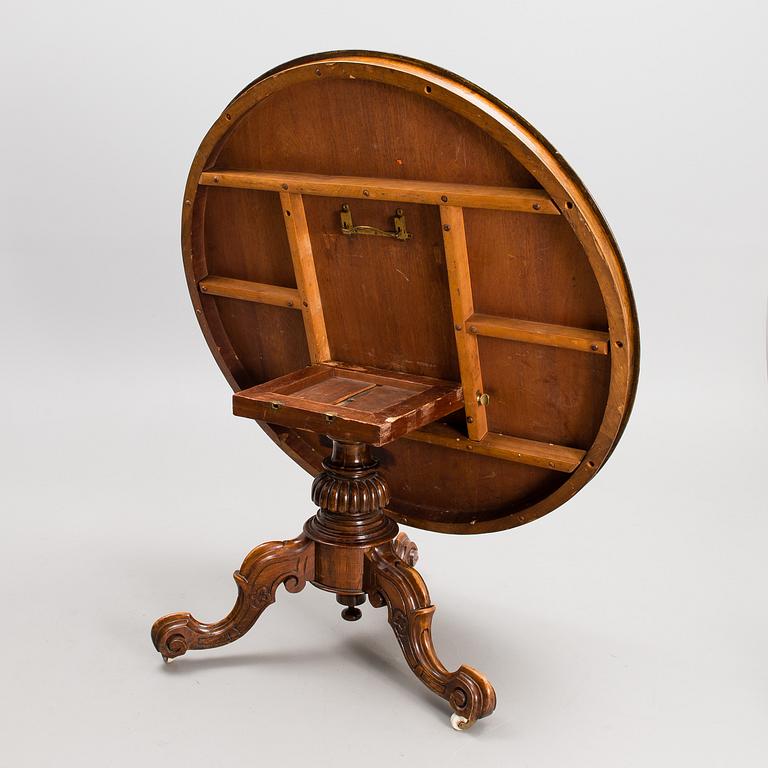 A late 19th century tilt top table.