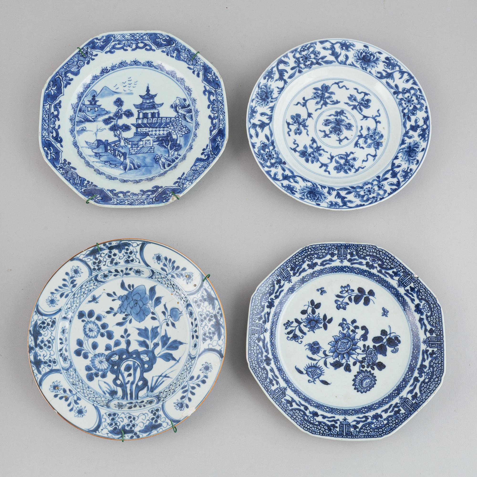A group of export porcelain, Qing dynasty, 18/19th Century.