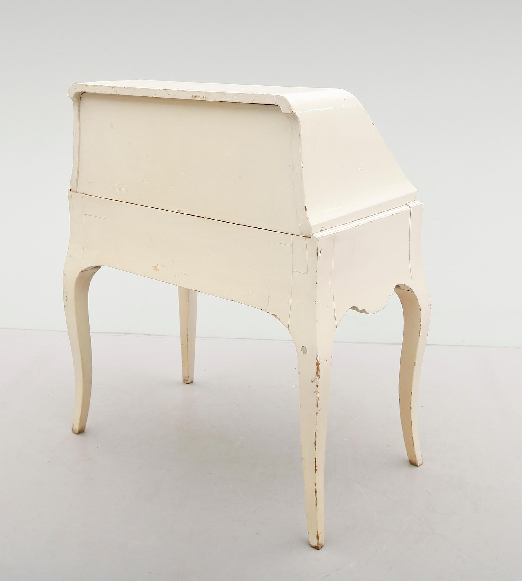 SEKRETÄR, rokokostil, 1800-tal.