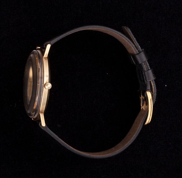 ARMBANDSUR, herr, guld 14 k Omega, 1980-tal.