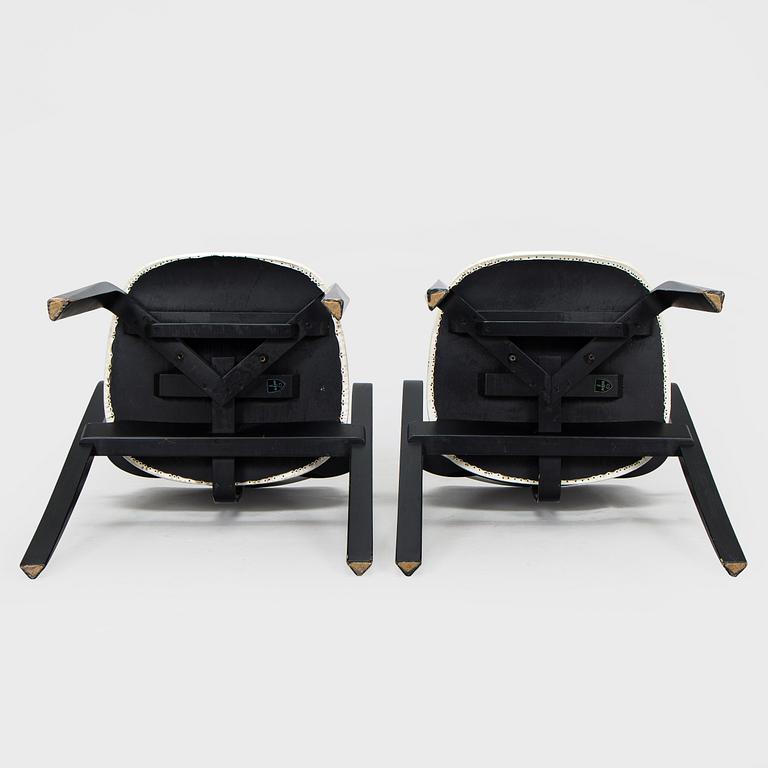 Ilmari Tapiovaara, a set of six 1960s 'Aslak' armchairs for Asko, Finland.