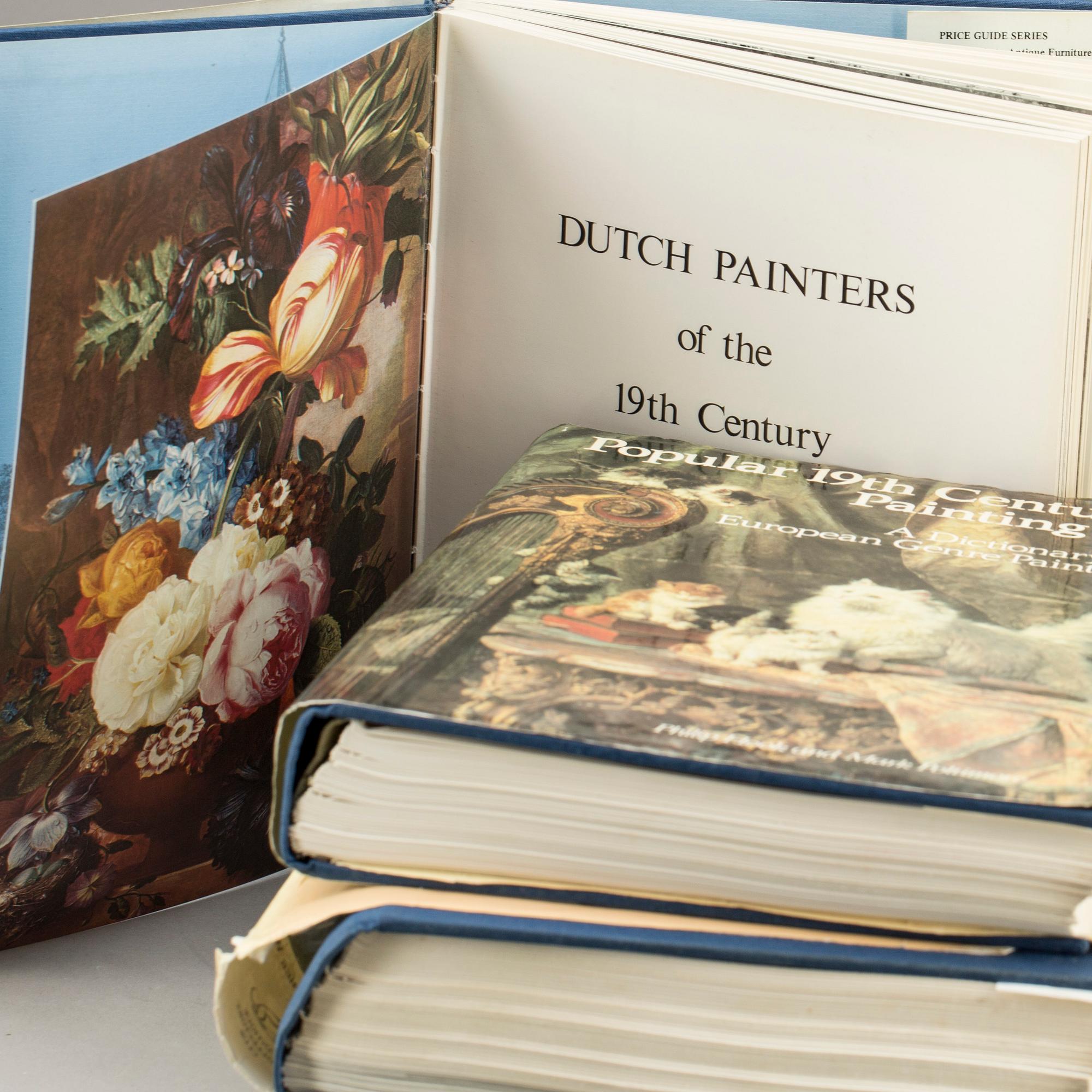 BÖCKER, parti konstlitteratur 7 delar, Tyskland och England.