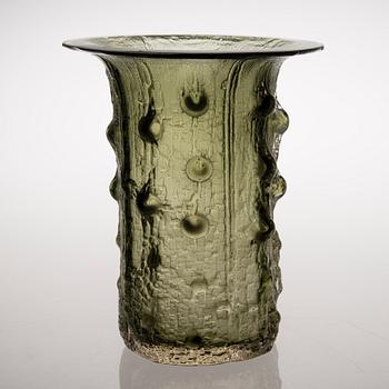 A 'Finlandia' glass vase for Iittala, signed Timo Sarpaneva - 3356. Model designed in 1964.