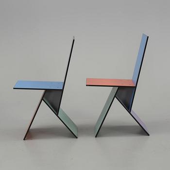 STOLAR, ett par, "Vilbert", Verner Panton, Ikea, 1993/94.