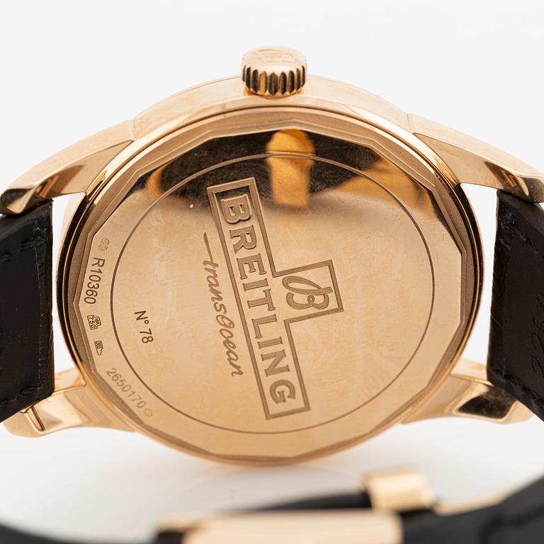 Breitling, Transocean, armbandsur, 43 mm.