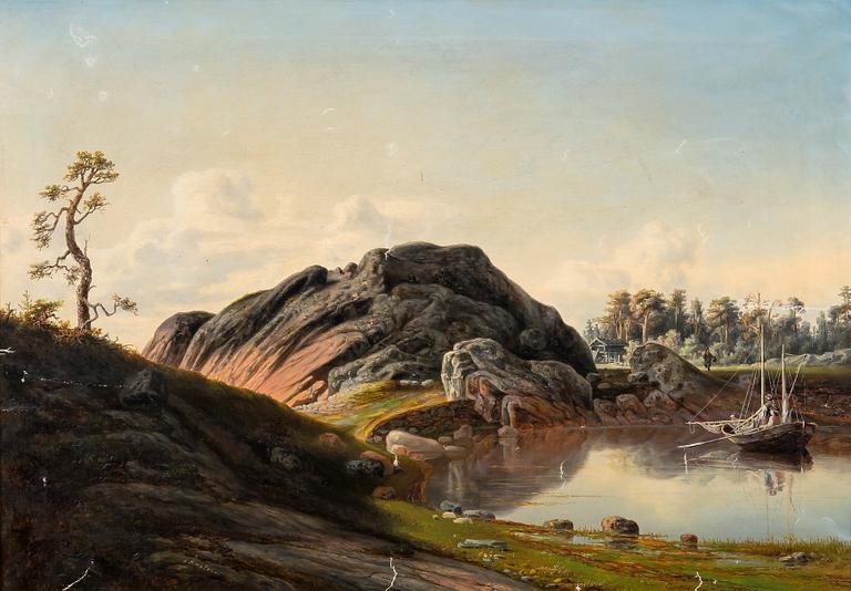 Johan Knutson, LANDSCAPE FROM PORVOO.