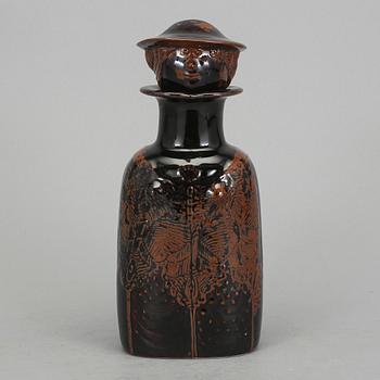 KARAFF, stengods. Stig Lindberg, Gustavsberg studio, 1970-tal.
