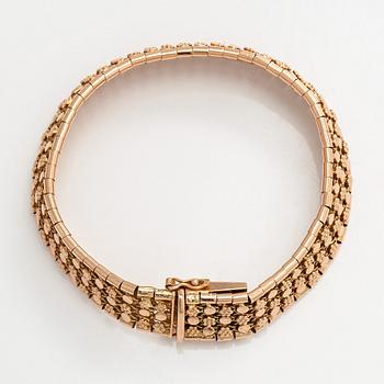 Bracelet, 14K gold, Aikala, Helsinki 1970.