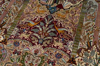 A Kashmar carpet, c. 347 x 242 cm.